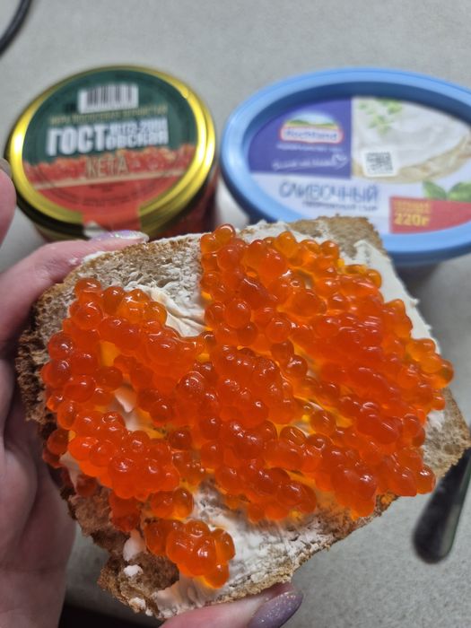 Икра кета,палтус