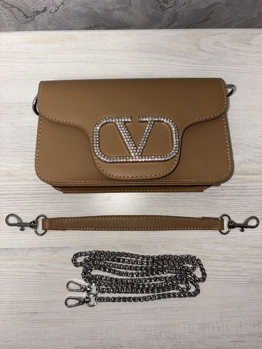 коричневая сумка Valentino Caravan новая