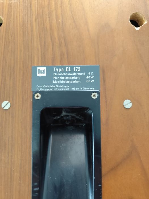 Винтидж тонколони Dual CL 172 - Made in Germany (40W/60W)