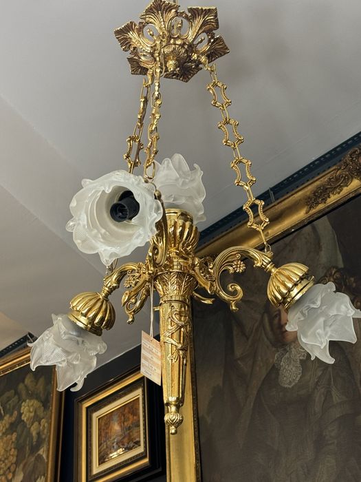 Candelabru din bronz masiv/