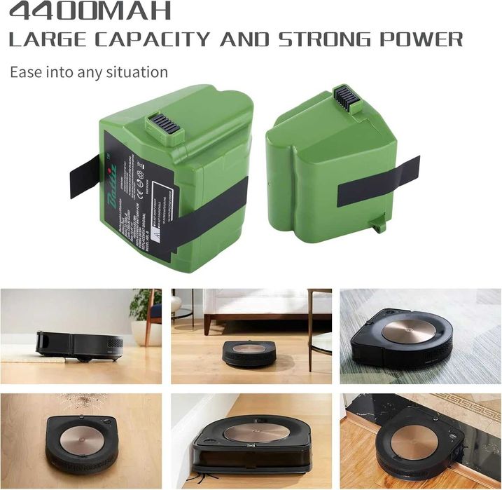 Baterie Roomba s9 S9+, 4400mAh. 150min autonomie Capacitate mare, NOUA