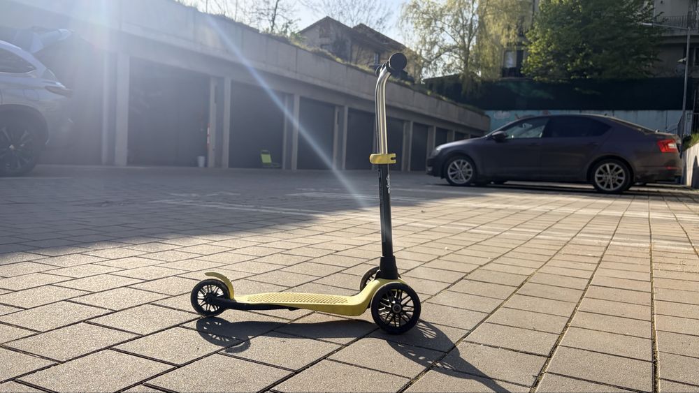 Trotinetă 3 roți Btwin B100 Galben Copii