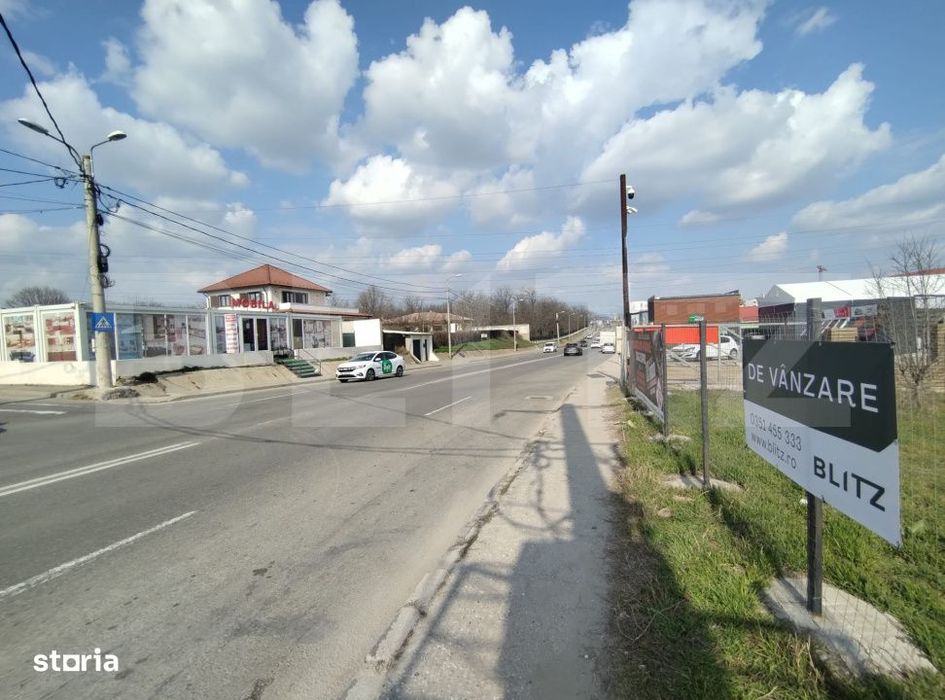 Teren intravilan, 1275 mp, 12,5 m deschidere, strada Potelu