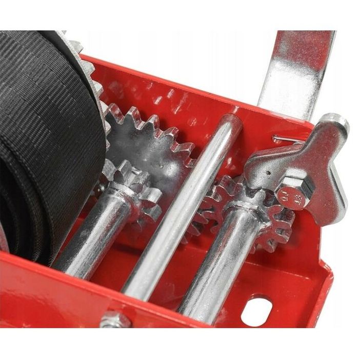 Troliu manual, vinci, 1200 Kg, lungime curea 10 m, grosime cablu 5 mm,