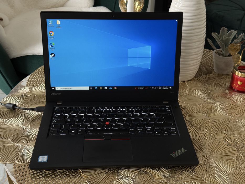 Lenovo ThinkPad T470 Intel I5 vPro 6th, 8gb ram, 256 SSD, Windows 10.
