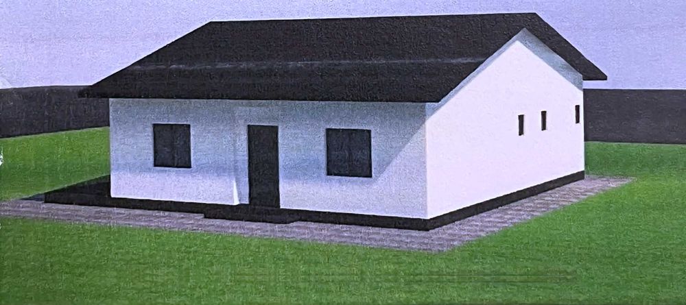 Cumpana, vand casa la sol, la intrarea localitatii pe stanga