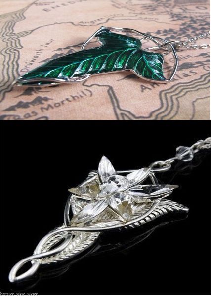 Комплект колие и брошка от властелина на пръстените Lord of The Rings