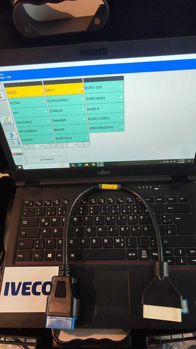 Promotie ! Kit Tester profesional Iveco, Eltrac ECI Inclus Versiune Pro Edition Update la zi (Laptop + cabluri incluse in pret) - stoc Romania