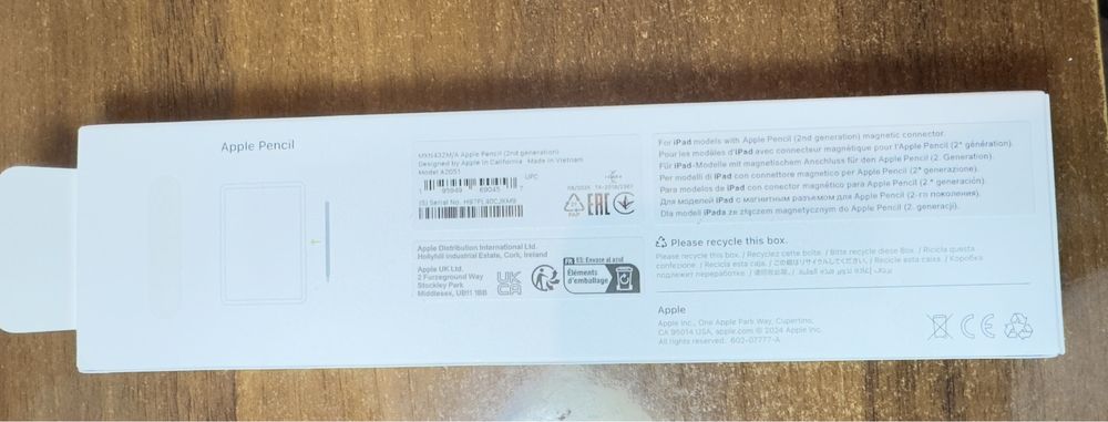 Apple pencil 2generatoin