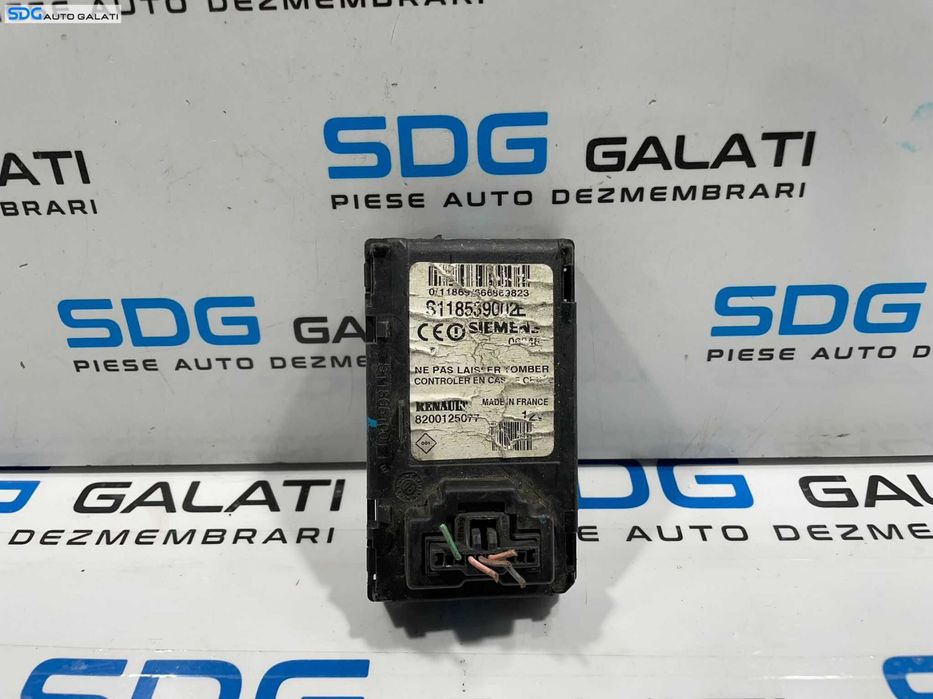 Unitate Modul Calculator Cititor Cheie Cartela Renault Megane 2 2002 - 2008 Cod 8200125077 S118539002E [L4046]