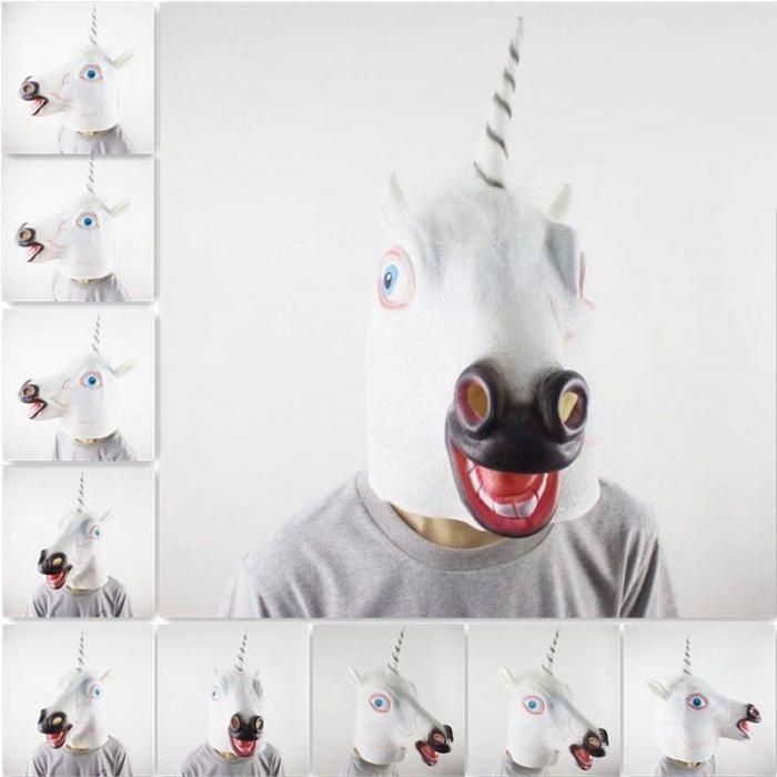 Masca cap Unicorn, Inorog, Cal, Halloween / Petreceri tematice