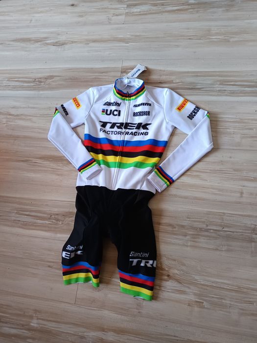Оригинален вело гащеризон Santini Trek Factory Racing World Champion