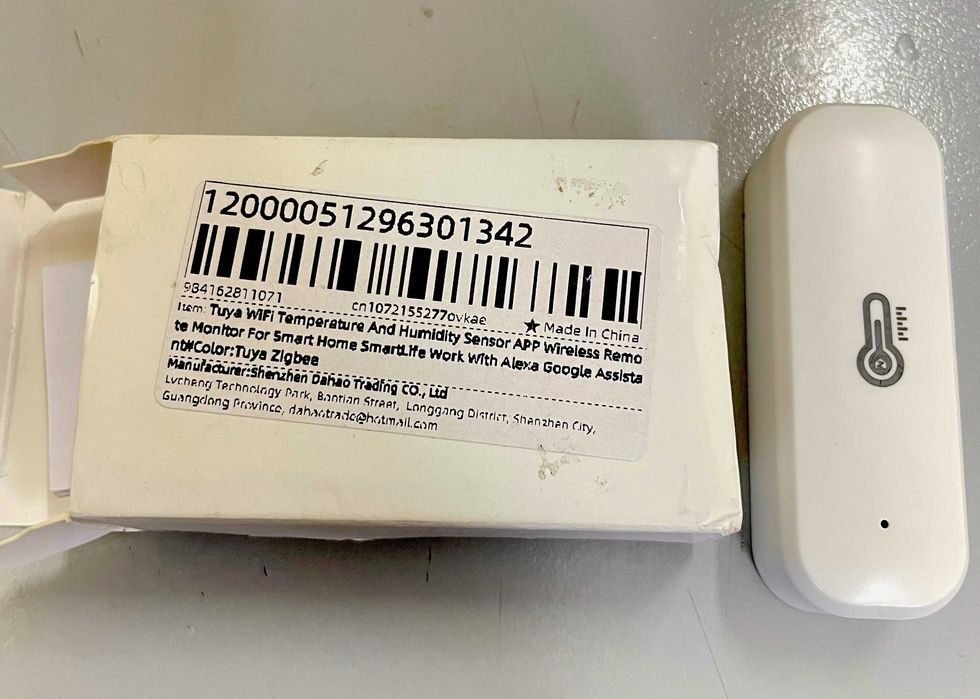 Датчик термо влага Zigbee Tuya Smart Home, нови 4 бр х 6 лв.
