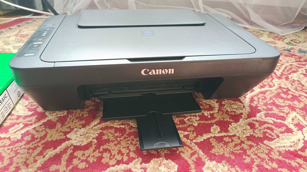 Принтер цветной Canon Pixma E414 с картриджами (сост: почти новый)