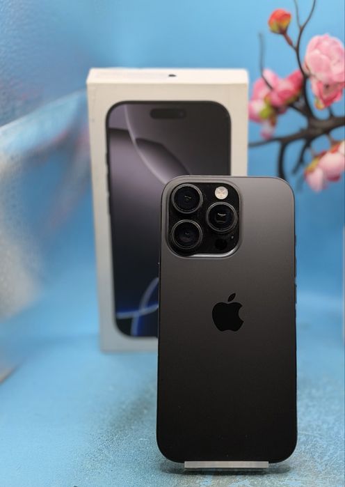 Apple iPhone 16 Pro, 256GB, 5G, Black Titanium