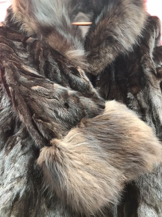 Палто и шапка от визон с лисица