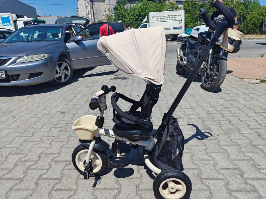 BYOX Детска триколка Flexy LUX бежов