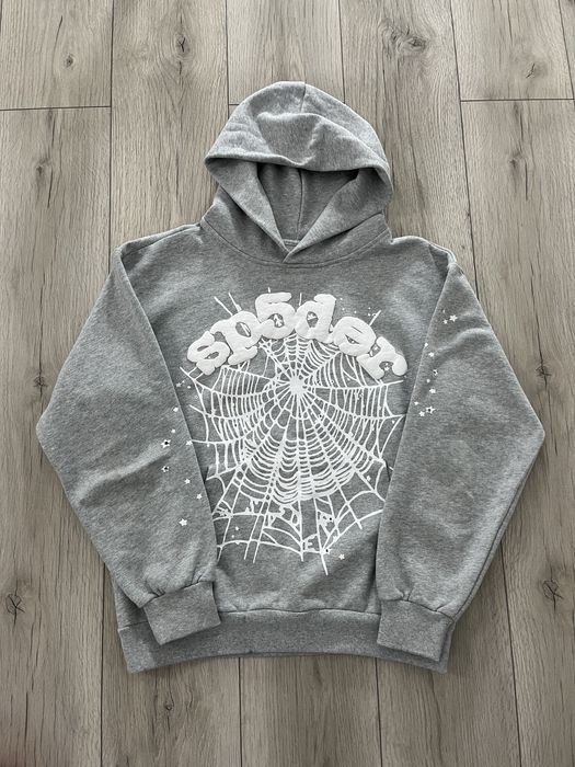 sp5der hodie grey