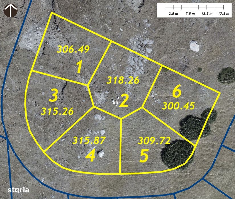 Intravilan ZDD Parc Bucegi 300m² - 600 m² - 1866 m² variante rate/cash