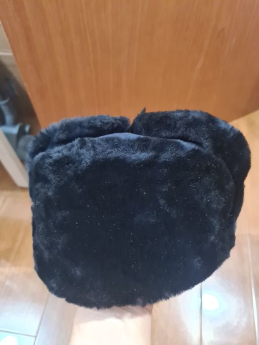 Новая ушанка темно синий цвет