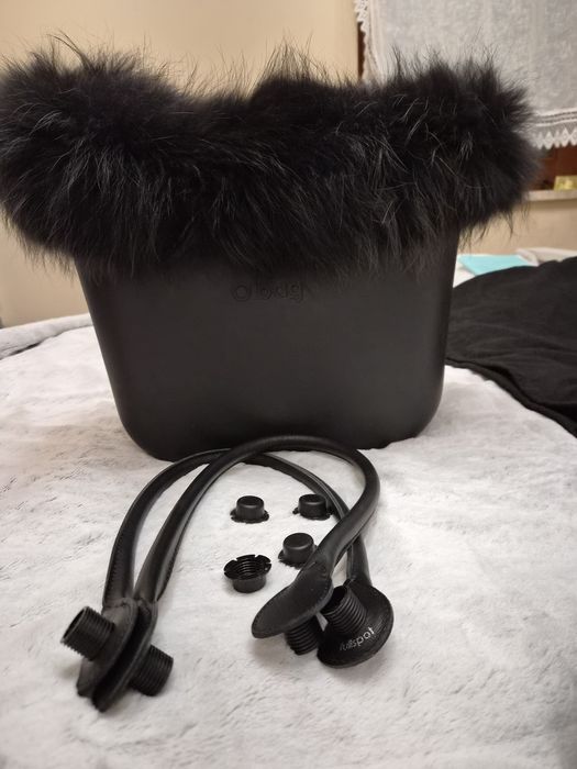 Чанта O bag с естествен косъм