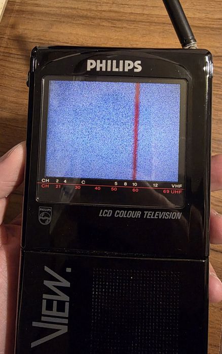 Philips Lcd Colour Television Portable 3LC1000/10R Televizor De Buzunar Portabil