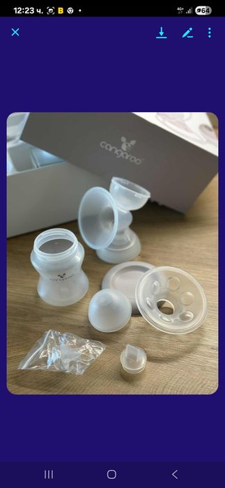 Електрически помпа за кърма Cangaroo Gentle Touch - XN-D207:
- два ос