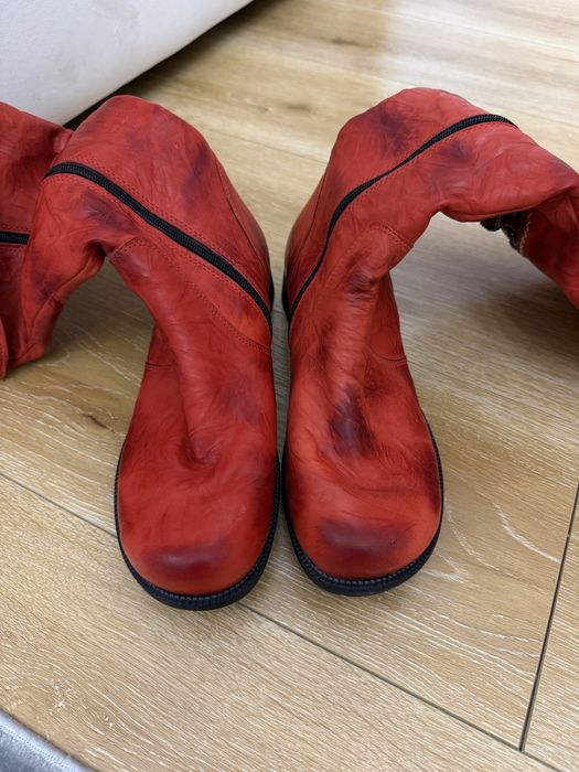 Зимние сапоги ботфорты