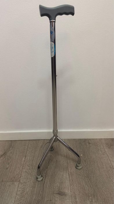 Baston metalic trepied, reglabil pe inaltime