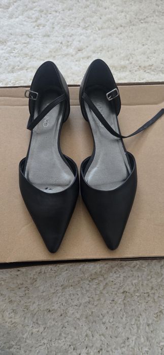 Balerini negri marimea 36,purtați o singura data