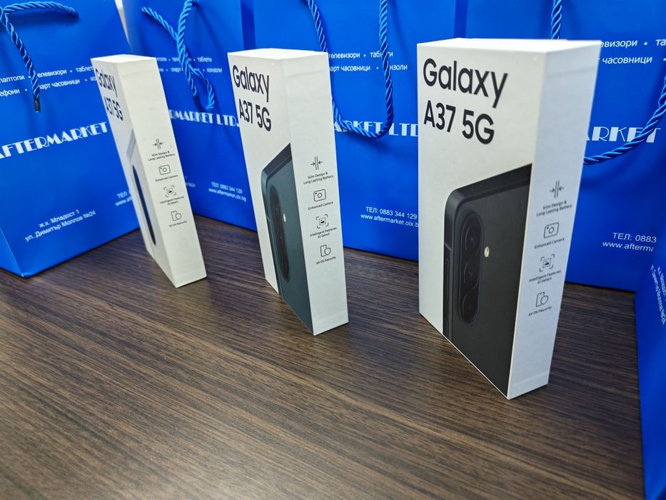 ^^^ 128GB Samsung A37 5G ГАРАНИЦЯ А1 до 2028 Black / White / GreyGreen
