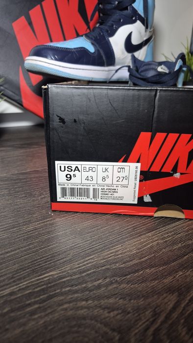 Jordan 1 Patent UNC