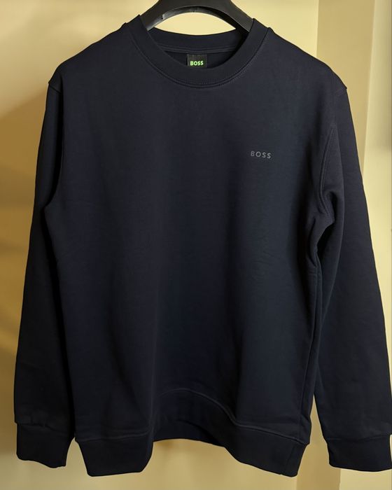 Hugo Boss bluză albastru marin 100% bumbac XXL