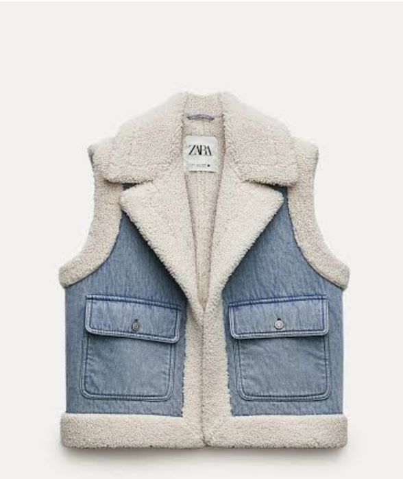 Женская дублёнка жилетка.