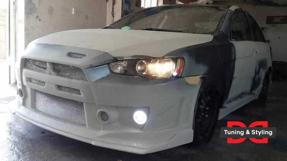 Пороги Бампер Митсубиси Лансер 10