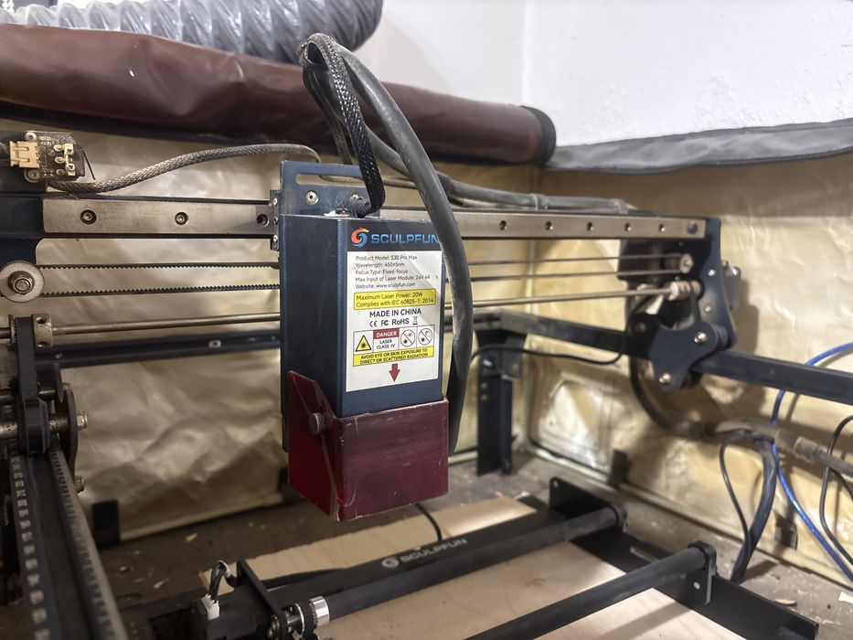 Лазер sculpfun s30 pro max 20w