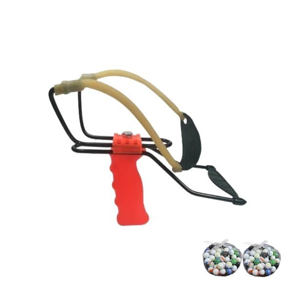 Set prastie profesionala cu suport si 100 bile sticla