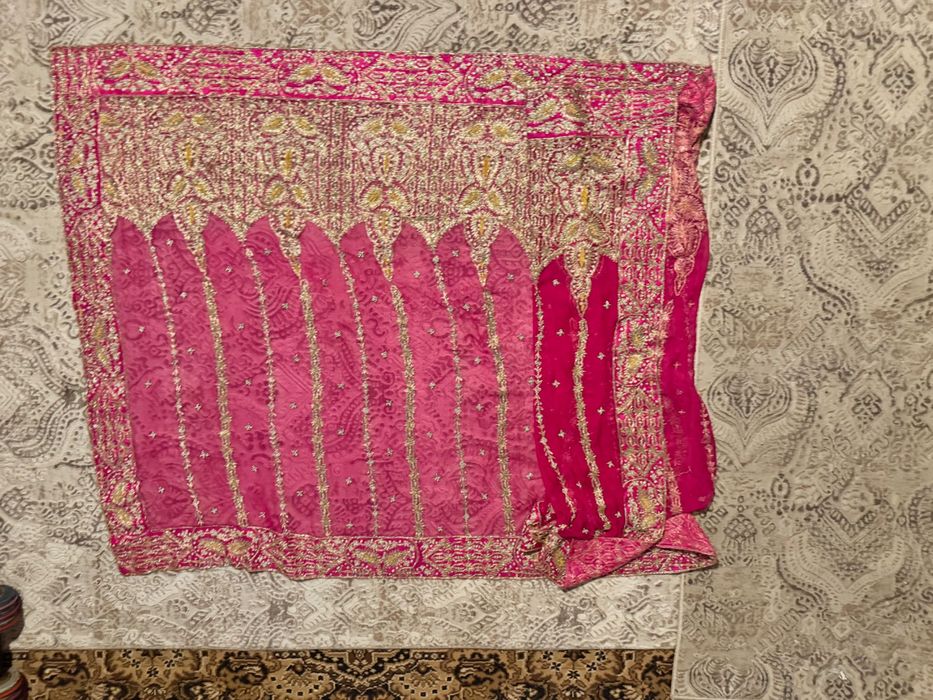 Индийская Сари тройка Ручная работа Hand made India Sari . Hindiston