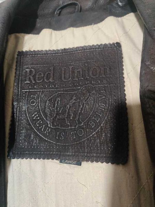 Jacheta piele Red Union size L
