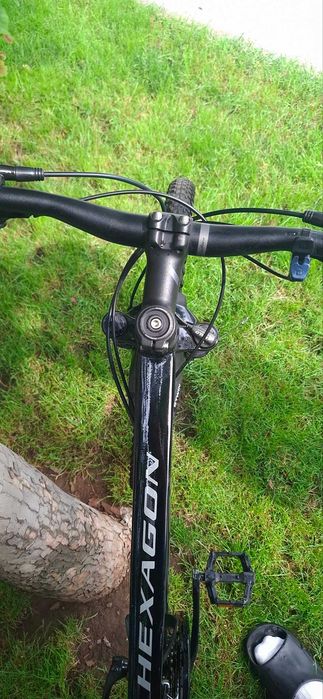 Bicicleta Kross Hexagon 6.0 29" black/grey/graphite/glossy Marime L