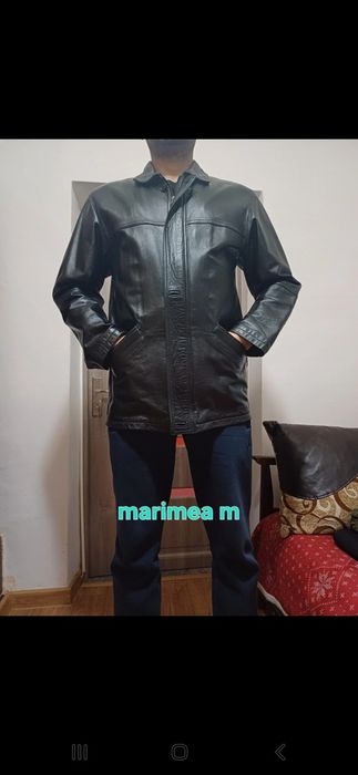 Geaca piele naturala