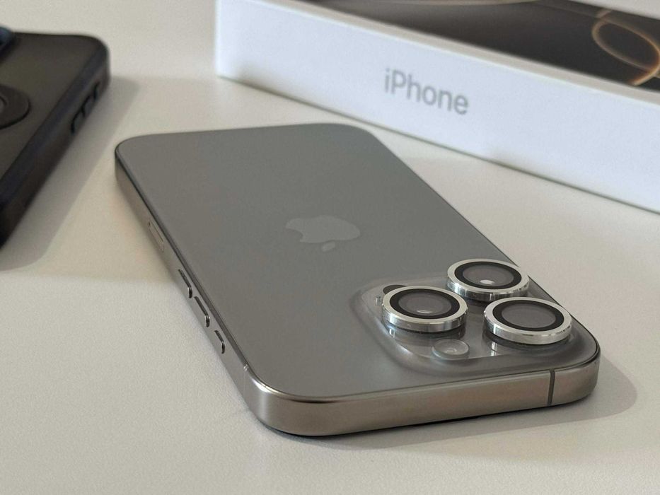Бартер! Като НОВ! Гаранция! iPhone 16 Pro Natural Titanium (Сив) 93%