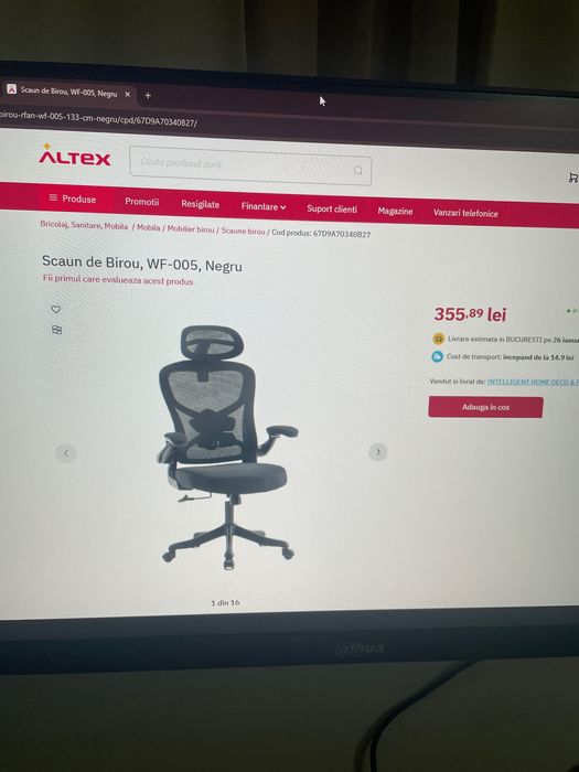 Scaun birou ergonomic gaming