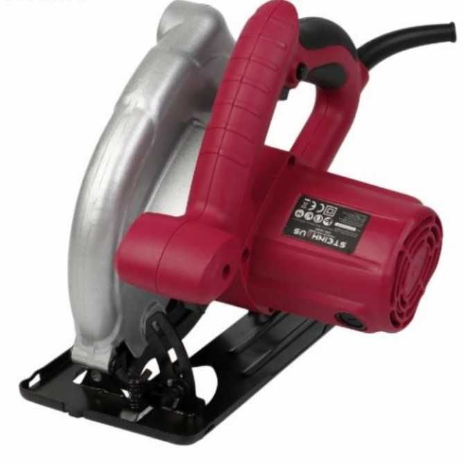 Ръчен циркуляр Steinhaus,PRO-CS1200,1200W,Диск 185 мм,5500об/мин,63 мм