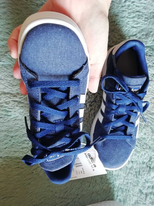 Кецове adidas grand Court denim детски маратонки