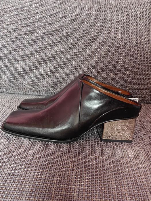 Нови кожени обувки (mules) Zara, номер 38