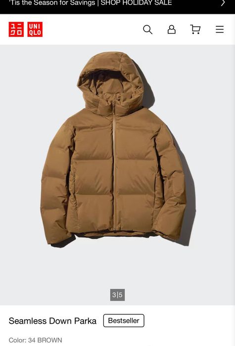 Женский пуховик Uniqlo