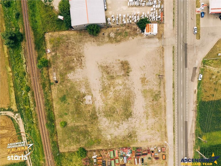 7.000 mp teren industrial premium la DN11, acces TIR, post trafo, Bras