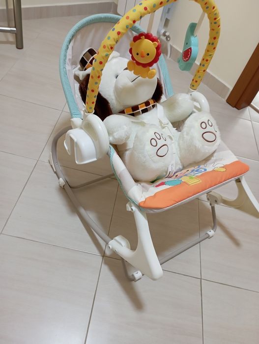 Бебешка люлка 3 в 1 Fisher Price - Музикална