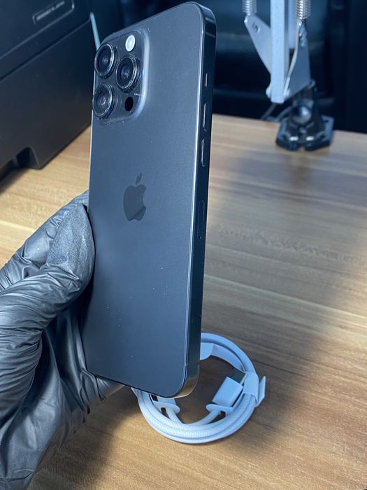 iPhone 16 Pro Max, 256 GB, Black Titanium, Ca nou, Cod produs: 7089